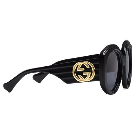 gucci 50mm round sunglasses|gucci oversized round sunglasses.